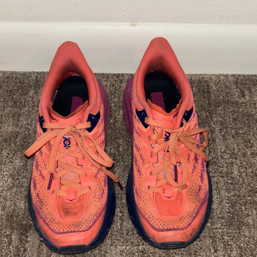 Hoka Speedgoat trail running shoe